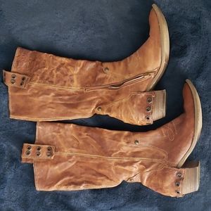 Lavorazione Italian Leather Boots Size 38